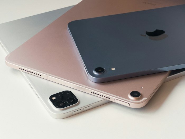 Stacked iPads